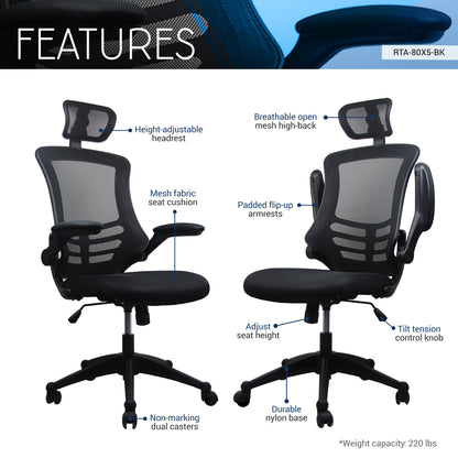 Mesh Pro Executive Office Chair - Black