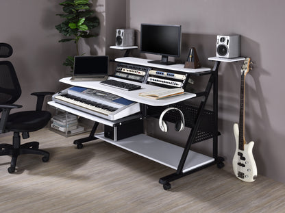 Harmony Willow Melody Desk White & Black