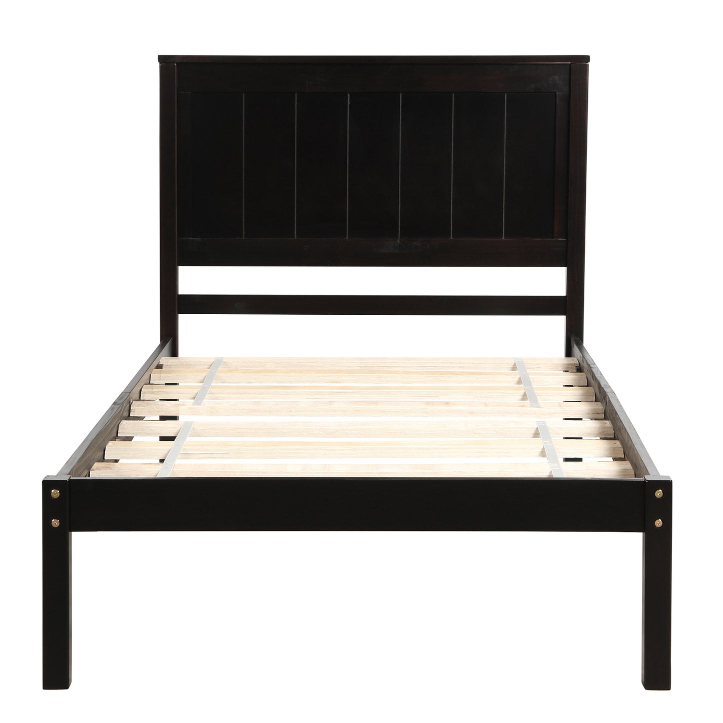 Rhoda Twin Size Platform Bed Frame - Espresso