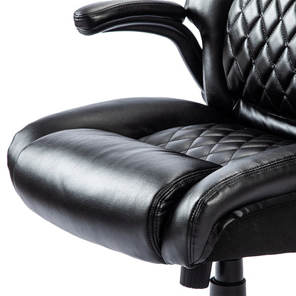 Thought Executive Leather Office Chair - Black