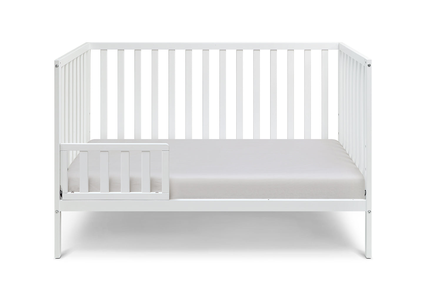 Palmer 3-in-1 Convertible Island Crib - White