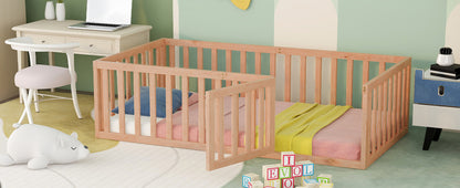 Nature's Haven Twin Wood Floor Bed Frame