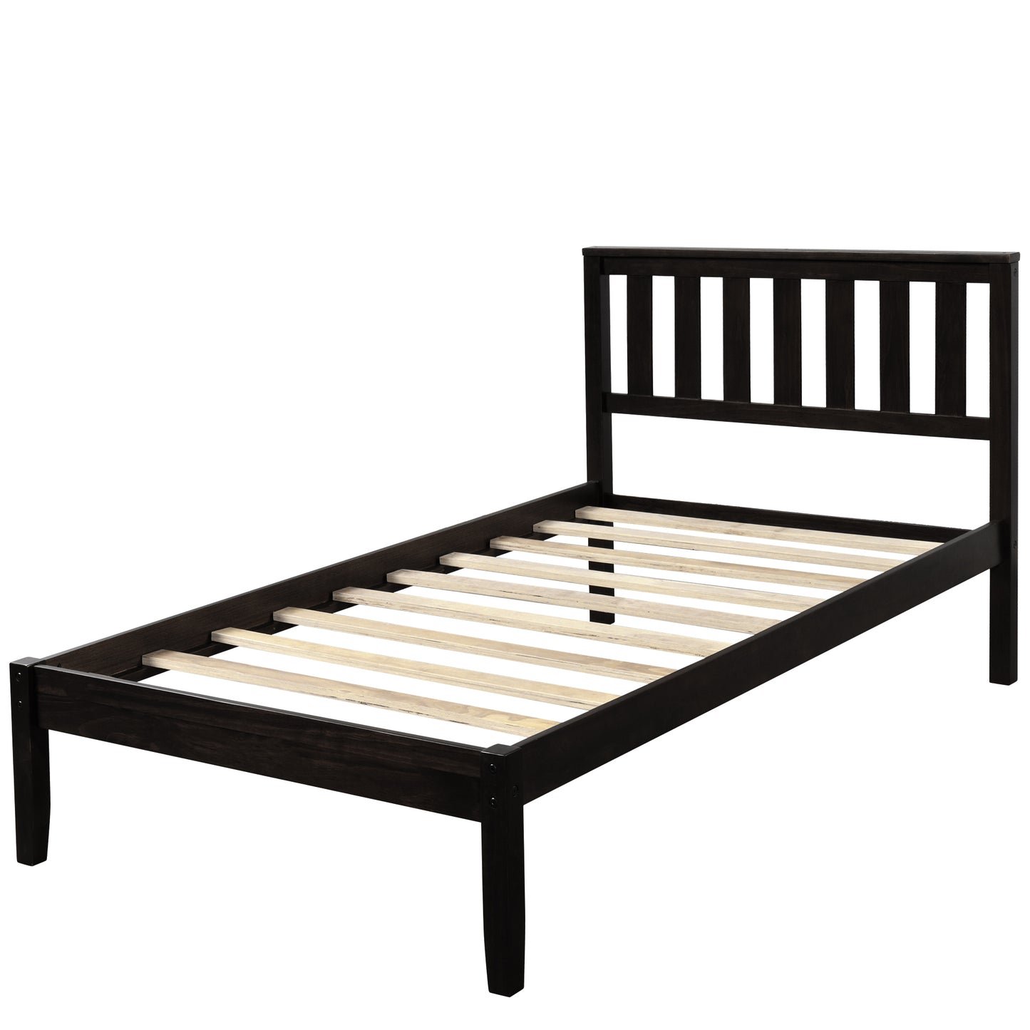 Twin Espresso Bed