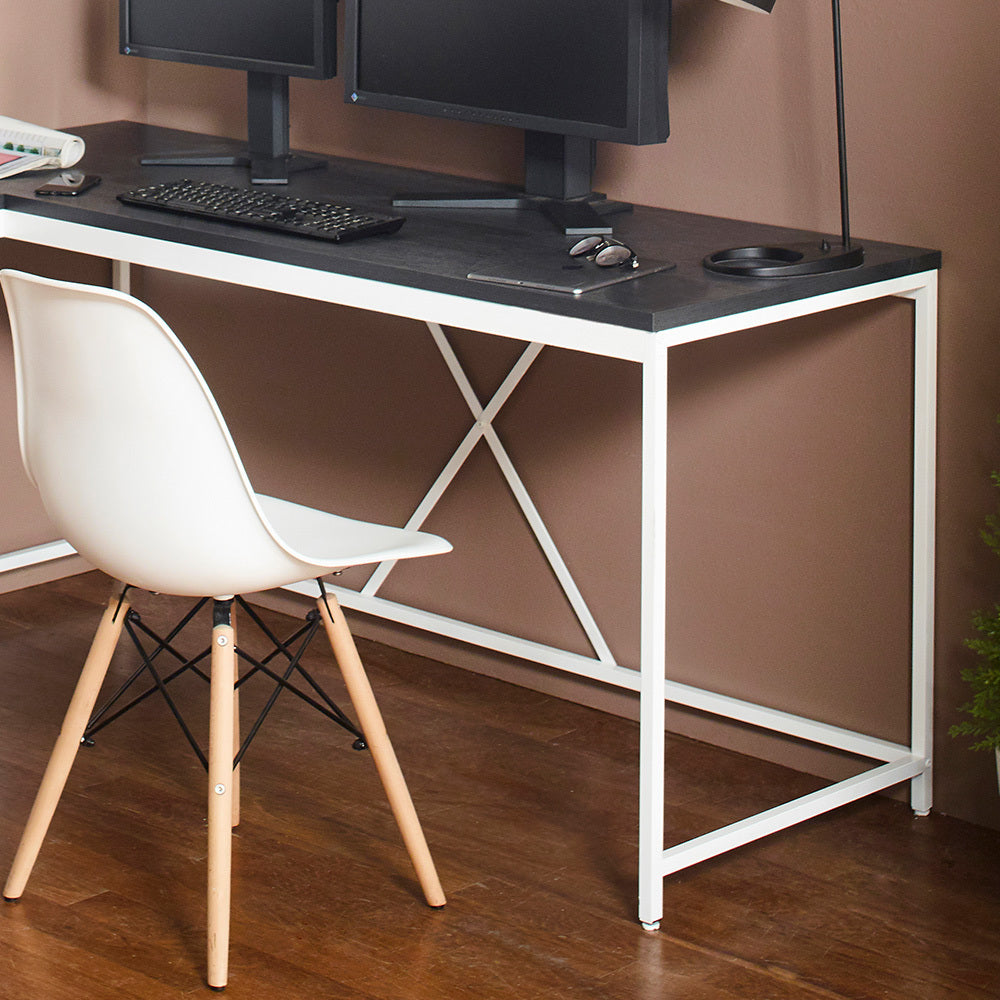 Olympus Wood and Metal Corner Desk