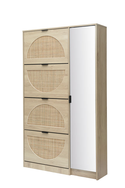 4-Tier Shoe Rack Storage Cabinet