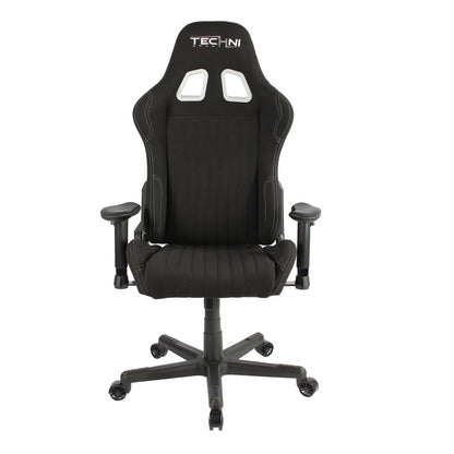 Ergo Max Elite Fabric High Back Gaming Chair- Black