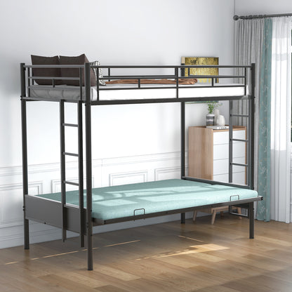 Dream Climb Twin-Over-Full Metal Bunk Bed