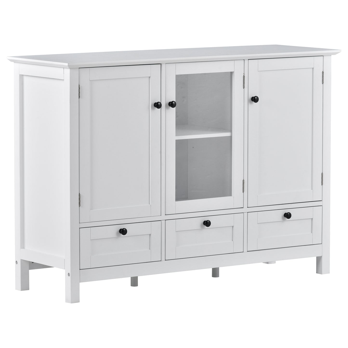 Elegant Living Console - 44.9'' Accent Cabinet with Doors and Drawers