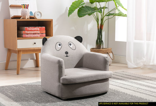 Panda Kids Sofa Chair - Grey