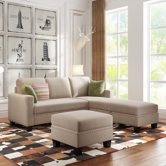 Cozy Haven Reversible Sectional Couch Set