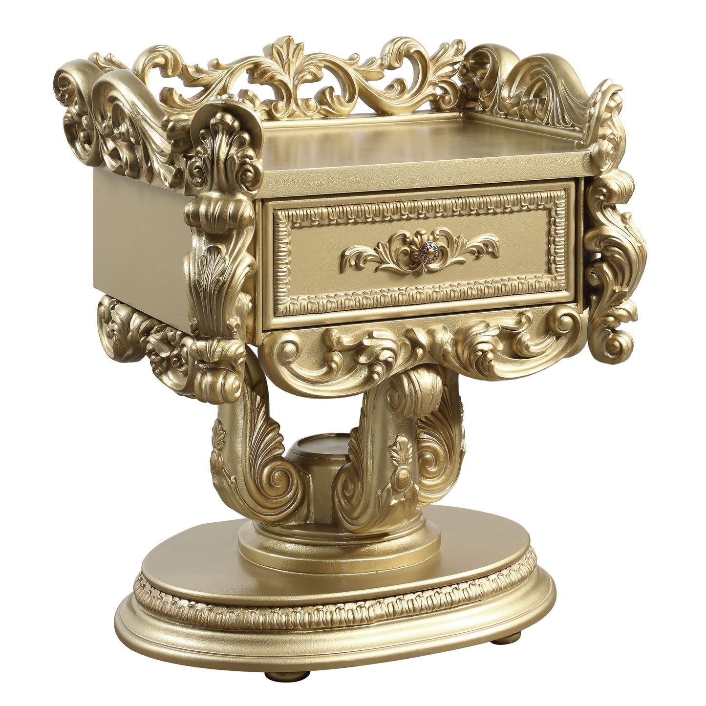 Bernadette Nightstand - Gold