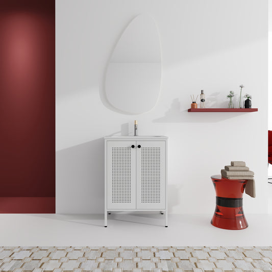 Freestanding Bathroom Vanity With Gel Sink