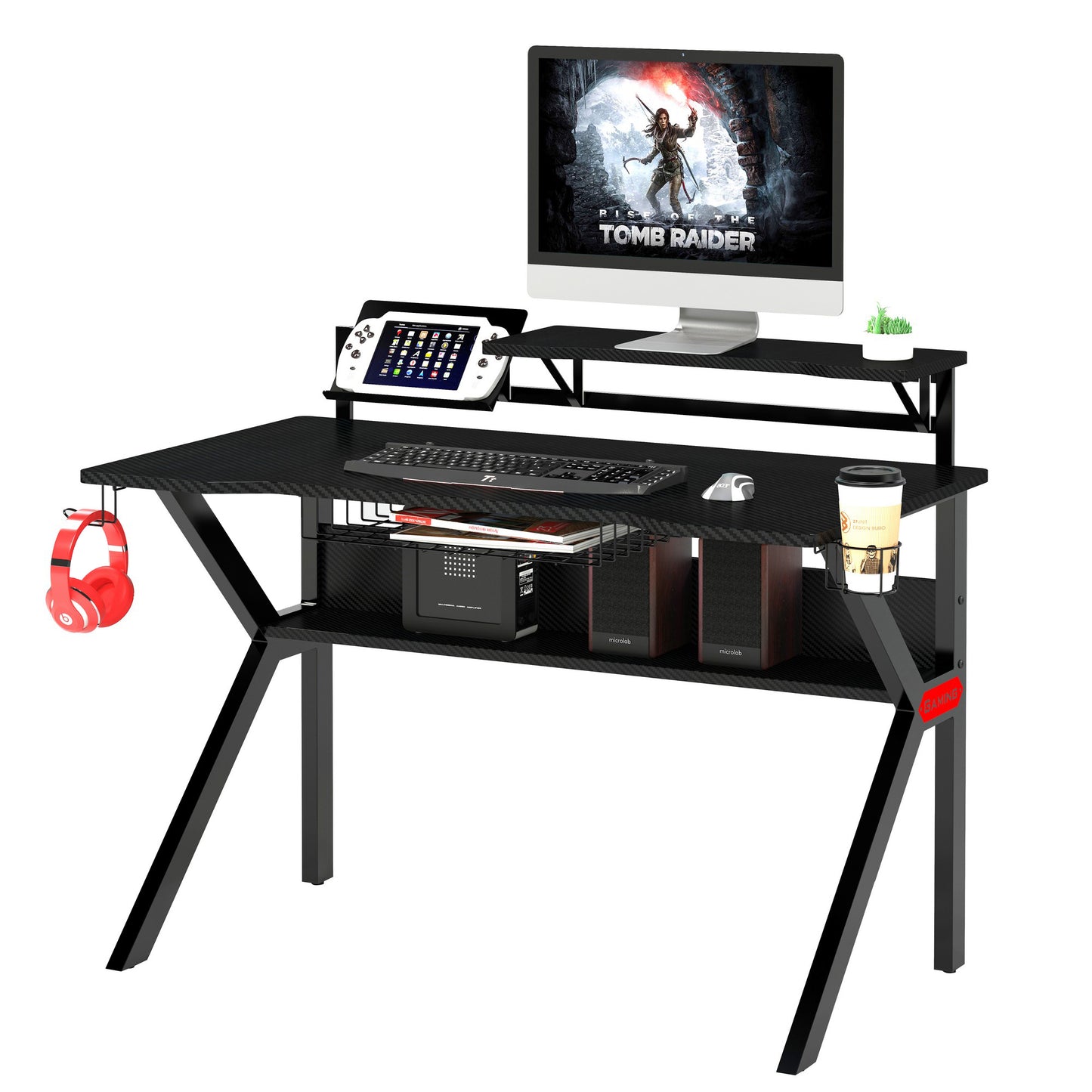 Kraft Gaming Desk - Black