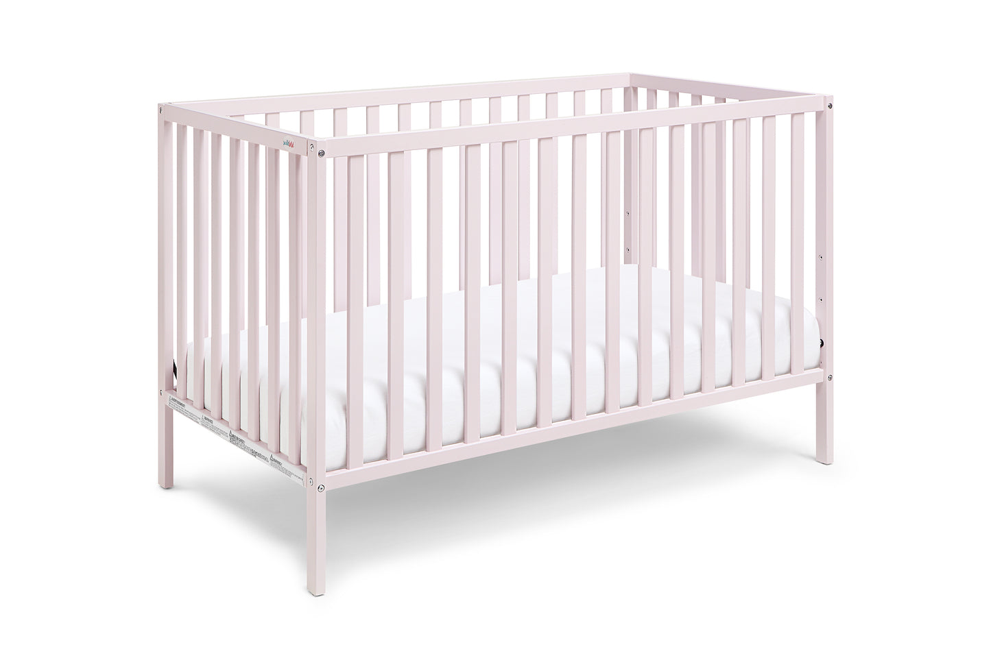 Palmer 3-in-1 Convertible Island Crib - Pink