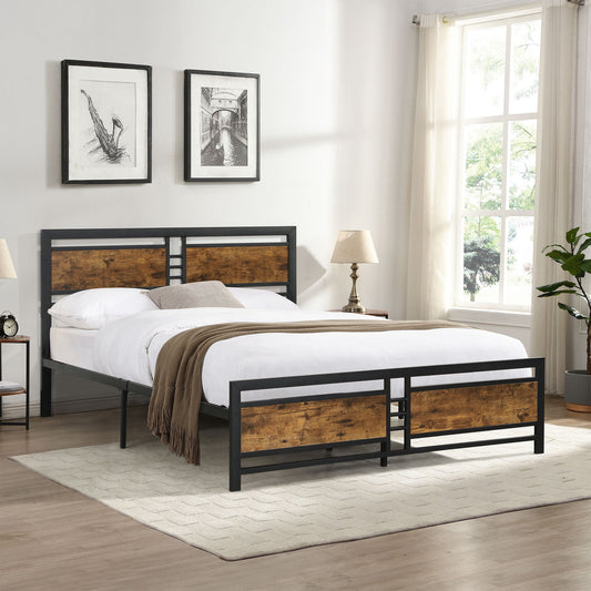 RegalRest Metalwood Platform Bed