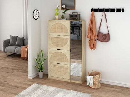 4-Tier Shoe Rack Storage Cabinet