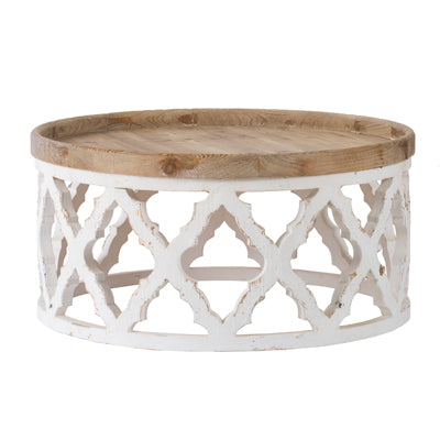 Emporium Round Coffee Table - White