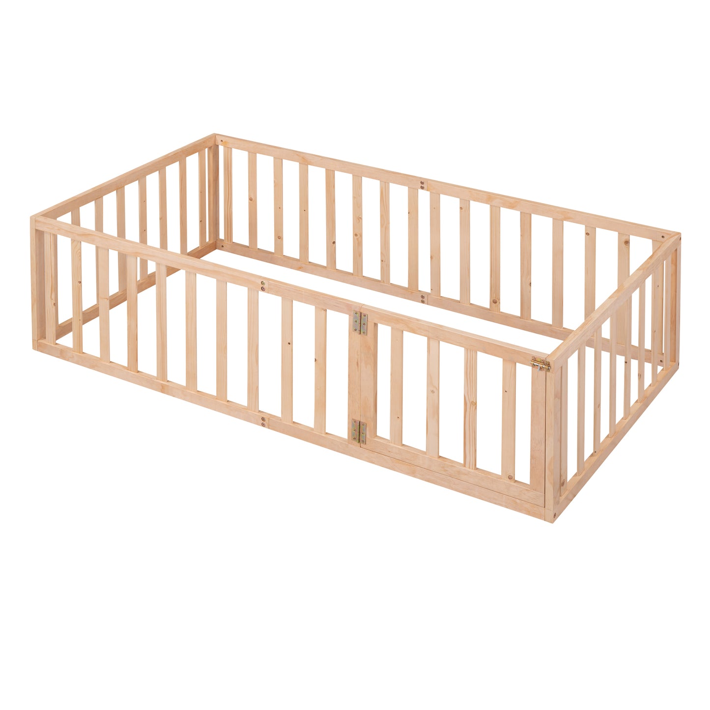 Nature's Haven Twin Wood Floor Bed Frame