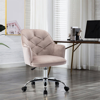 Elegance Flex Velvet Swivel Shell Chair