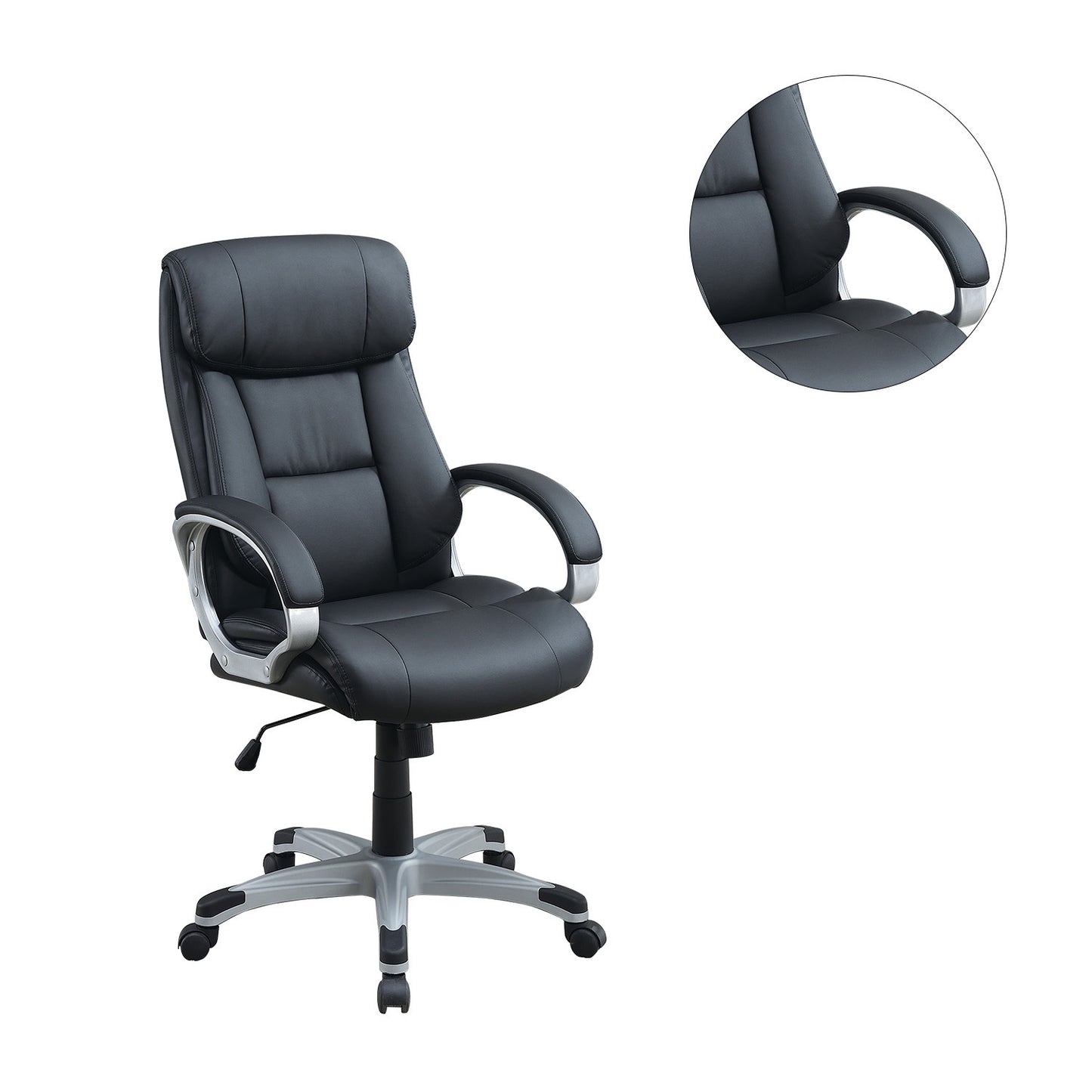 Ergo Flex Armrest Office Chair - Black