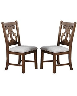 Emery Crafted Design Dining Chairs (Set of 2) - Brown