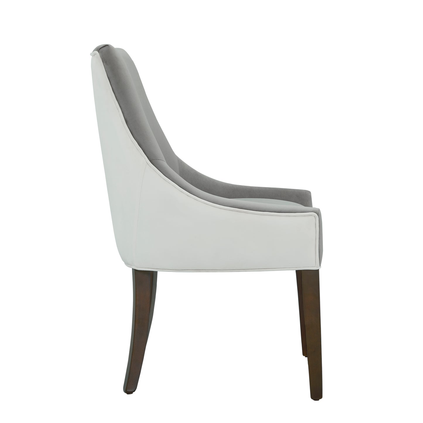 Elegant Smoke Upholstered Dining Chair