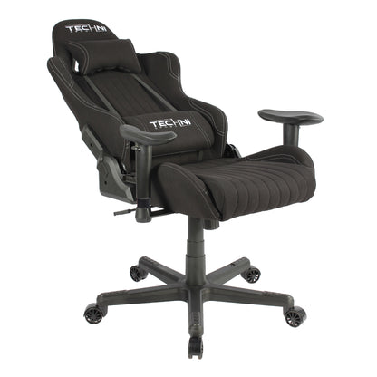 Ergo Max Elite Fabric High Back Gaming Chair- Black