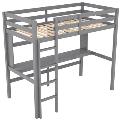 ElevateDreams Twin Loft Bed - White Haven