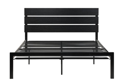 Willow Contemporary Queen Size Bed - Black