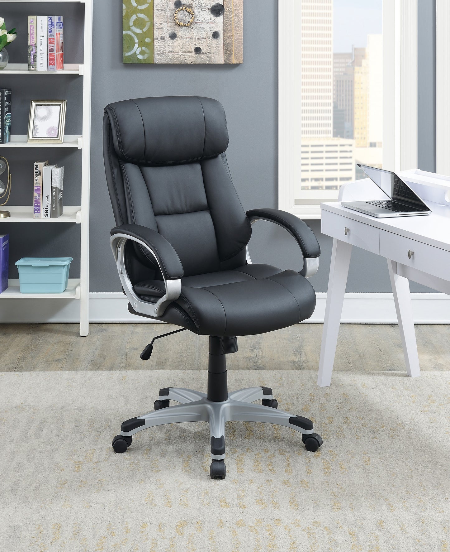 Ergo Flex Armrest Office Chair - Black