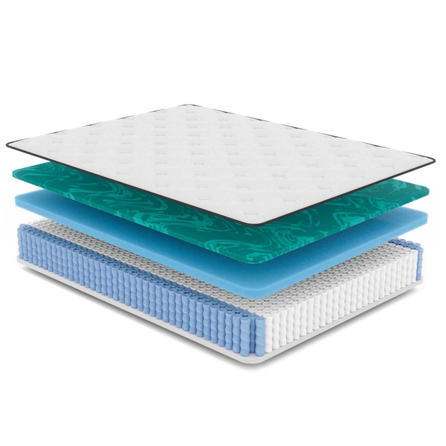 Zen Cool Gel Hybrid Medium Feel 11" Mattress - Twin XL