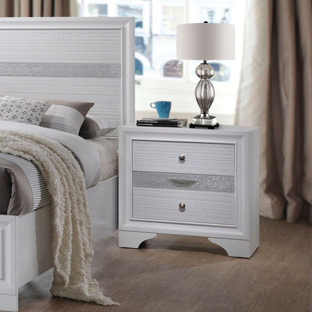 Naima Nightstand - White