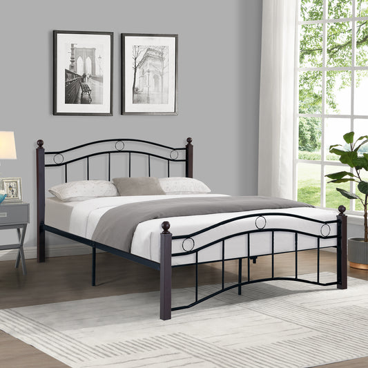 Royal Dream Full Size Metal Bed Frame - Black