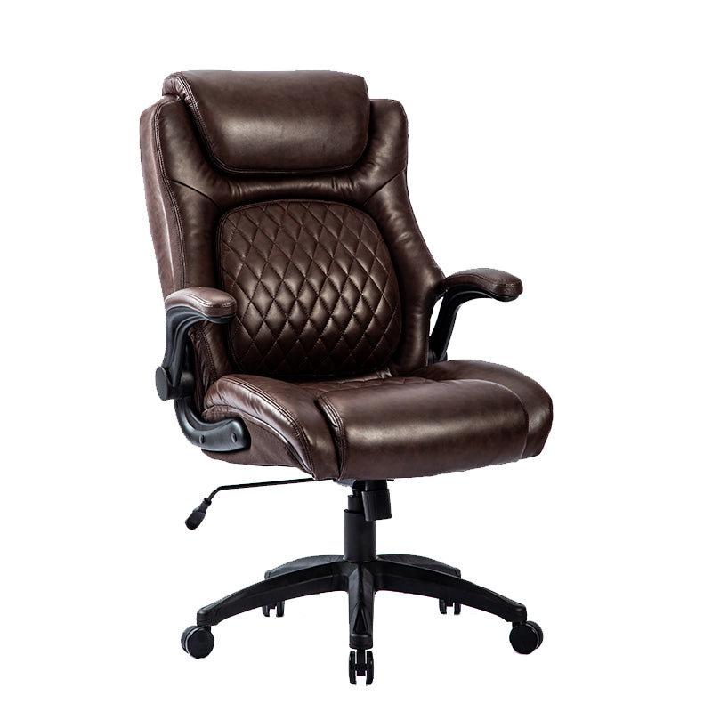 Thought Executive Leather Office Chair - Brown