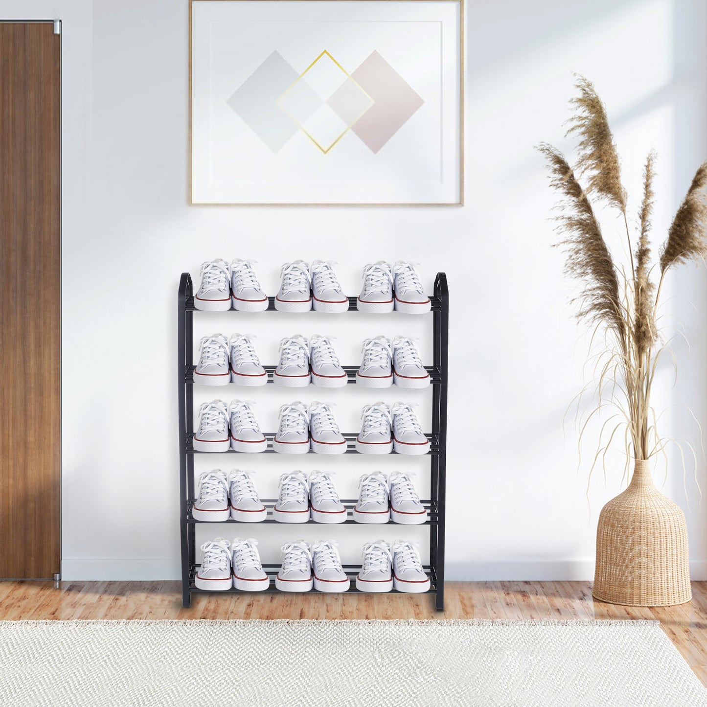 Stack Pro 5-Tier Stackable Shoe Rack