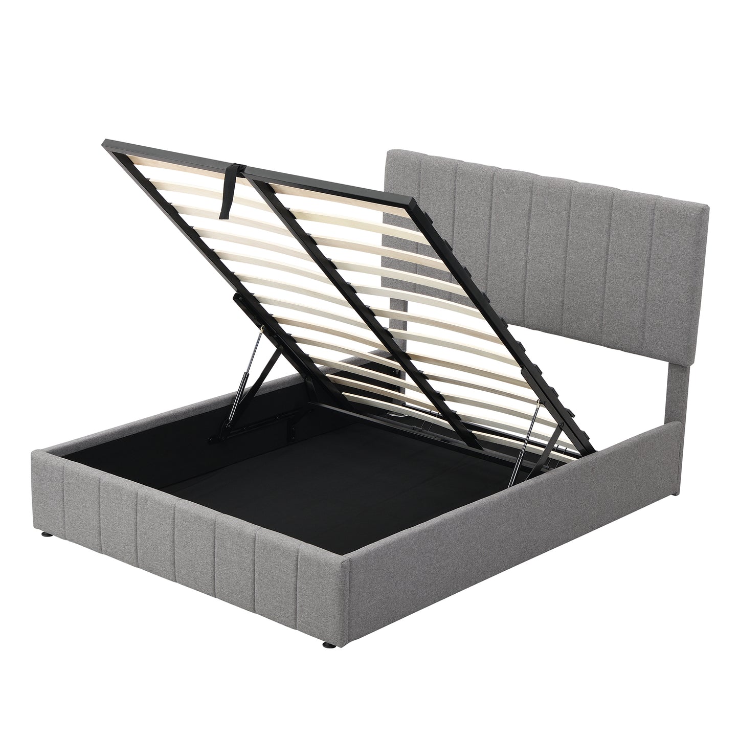 Shell Full Size Storage Bed w Hydraulic System - Gray