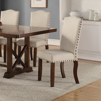 Ferna Upholstered Dining Chairs (Set of 2) - Cream