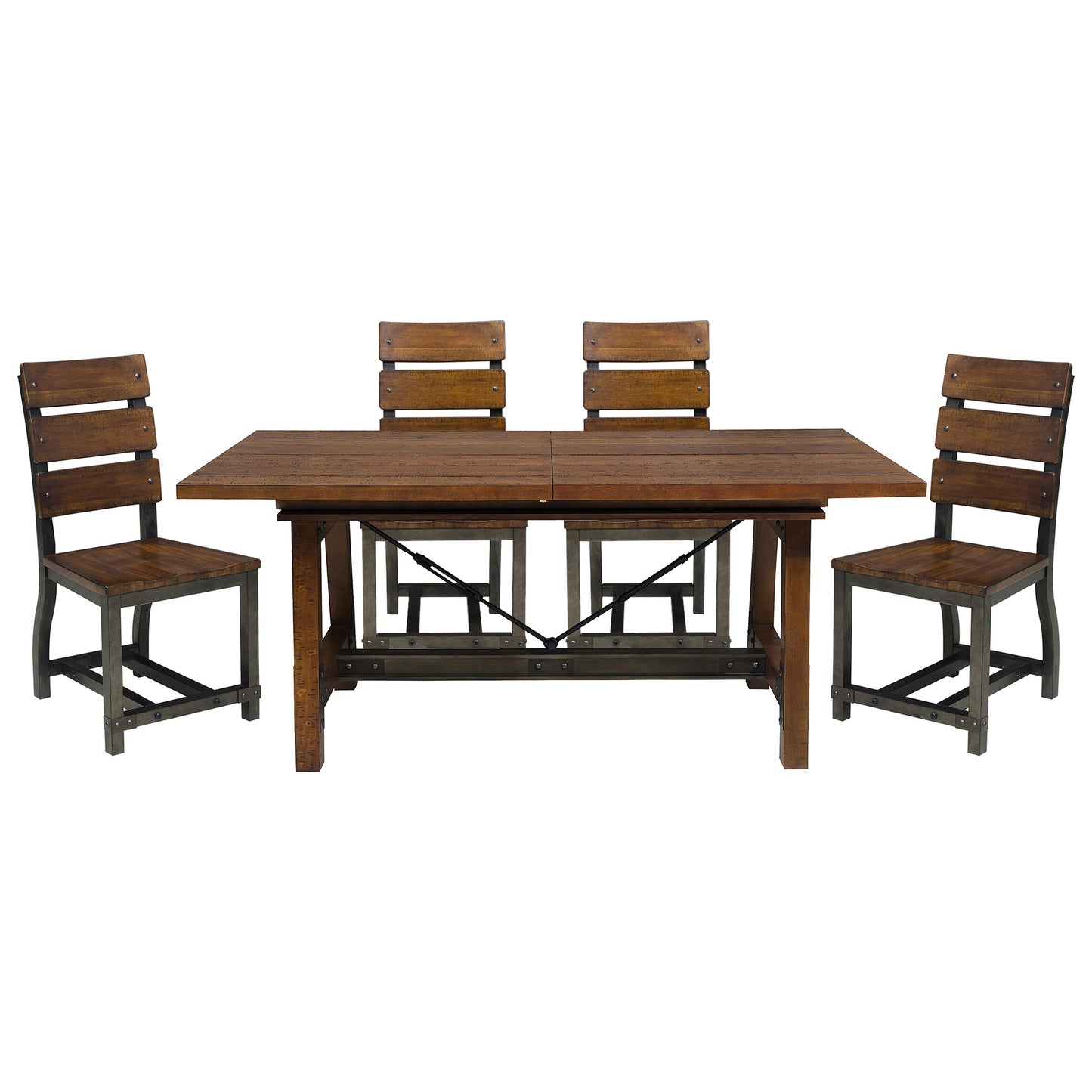 Taya 5pc Set Dining Table and 4 Side Chairs