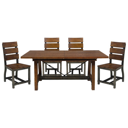 Taya 5pc Set Dining Table and 4 Side Chairs