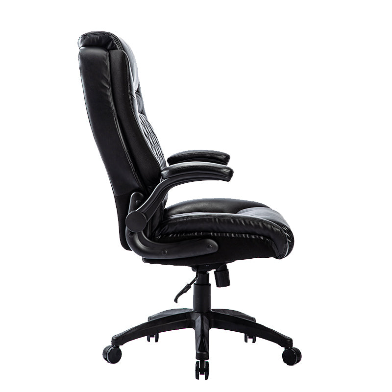 Thought Executive Leather Office Chair - Black