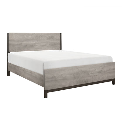 Elegant Solid Wood Queen Bed