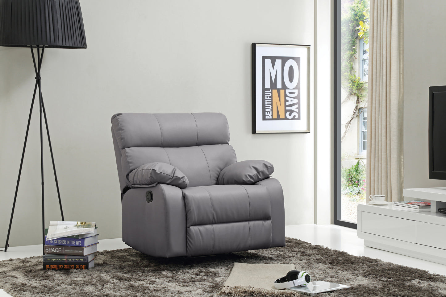 Rio Rocker Recliner - Gray