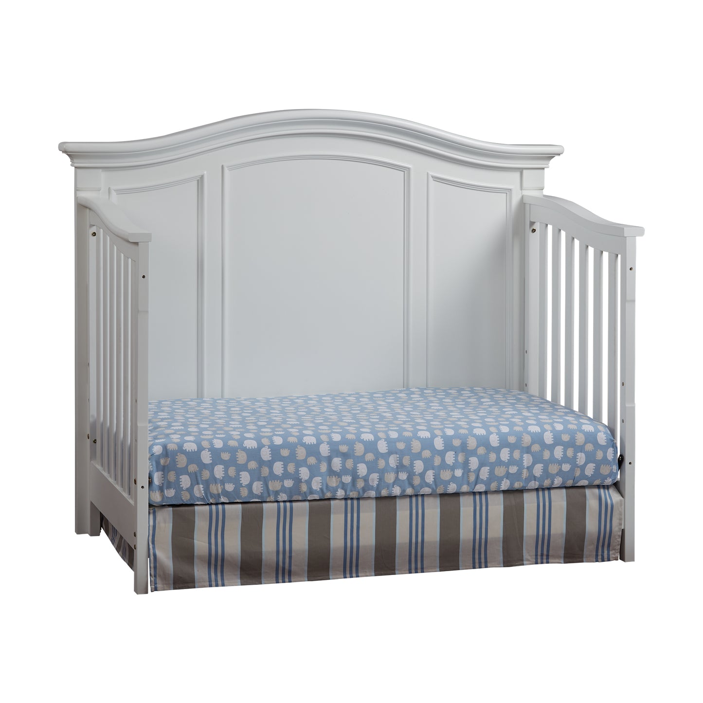 Bless 4-in-1 Convertible Crib - White