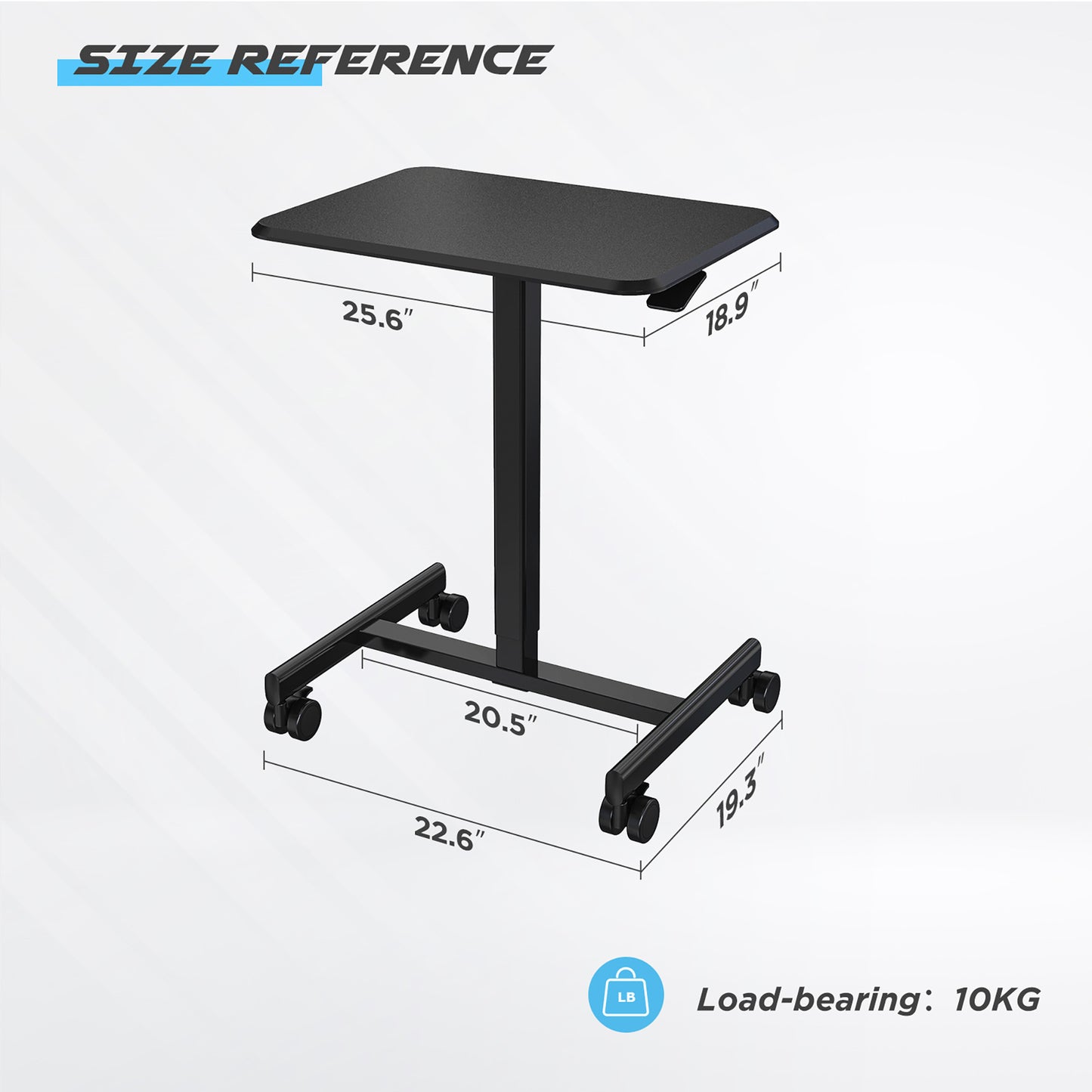 Flexi Computer Desk- Height-Adjustable