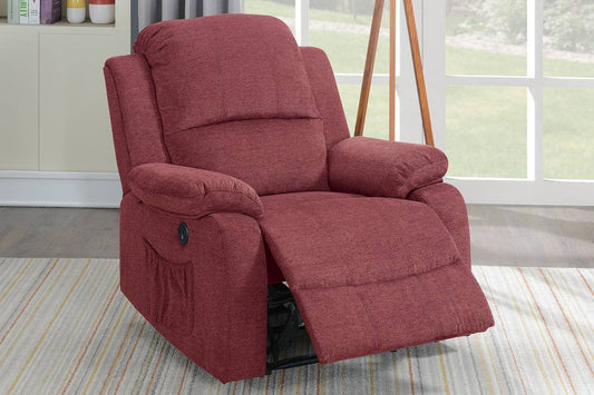 Nebu Power Recliner Chair - Red