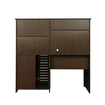 Walnut Haven Computer Desk