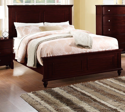 Finn Queen Size Bed - Brown