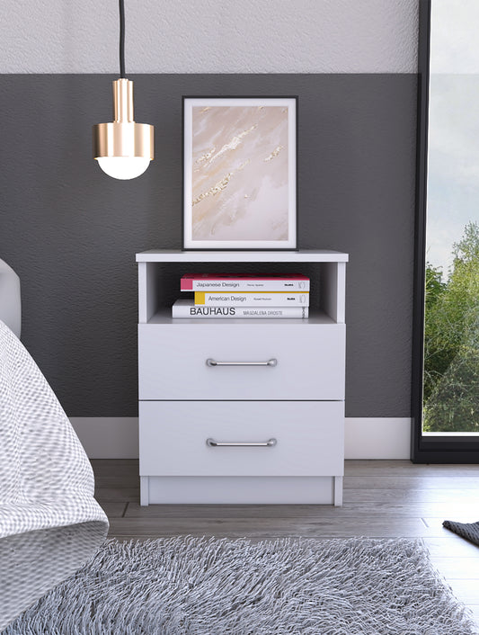 Brookeline 2-Drawer Nightstand - White