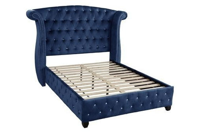 Sophia Queen Bed - Blue