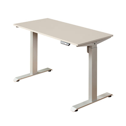 Wood and Metal Electric Height Adjustable Motion Desk- Light Gray